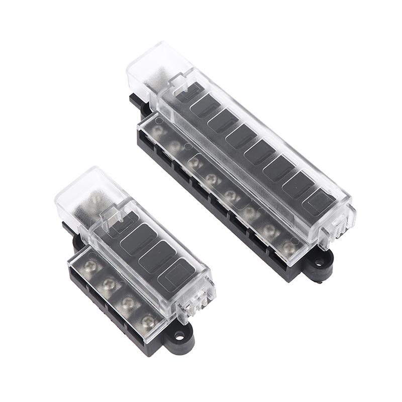 4/8 Way Car Fuse Accessory 12V 24V Car Truck Circuit Medium Insert Fuse Box Circuit Breaker Blade Fuses Circuit Standard