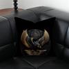 B-Black Gold Animal Pillow Luxury Decor Cushion Cushion Cover Pillow Case Anti-Dustmite Invisible Zipper Silky Plush Cushion