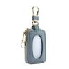 Leather Car Key Case with Clip Carry for Car Owners, Fob Cover and Card Slot for Bag or Pocket Use with Full Closure