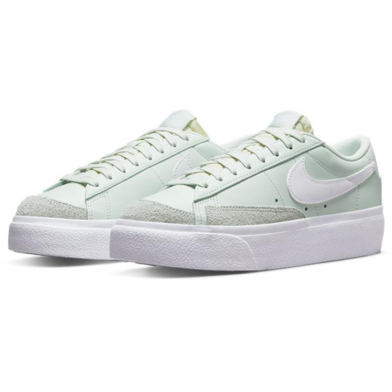 Nike Blazer Low Platform 'Barely Green' Women's Sneakers Skateboard Shoes DJ0292-300