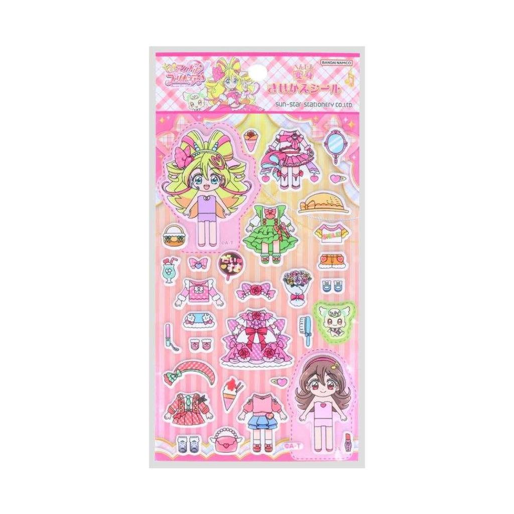 Transformation Stickers Pattern A Kimi To Idol PreCure Dress-up