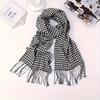 Winter Unisex Scarf Plaid Stripe Shawl Male Casual Business Brand Designer Official Muffler Scarves Women's Thermal Shawl
