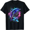 Delfin Aquarell Meer Ozean Tier Ozean Meer Delfin T-Shirt(1)