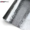 Motorcycle Accessories Ghost Silver PET Forged Carbon Fiber Vinyl Wrap Adhesive Decal Car Wrapping Foil Film for Car Accessories
