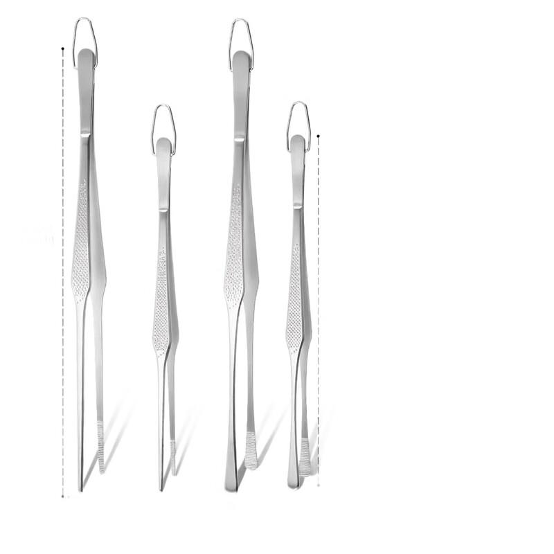 Abdo 10-Inch Stainless Steel Food & BBQ Tongs Set