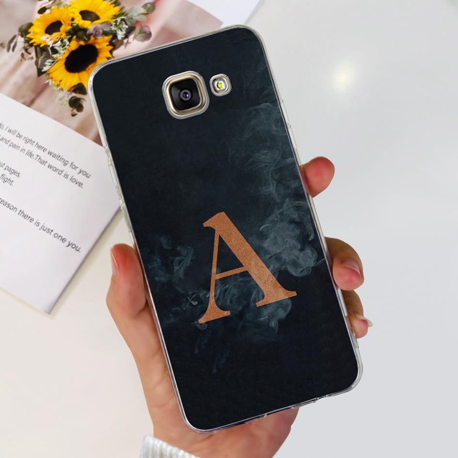 For Samsung Galaxy A3 2016 Case A310F A310M A310Y Silicone Cover Cute Letters Flower Clear Funda For Samsung A3 2017 A320F Coque