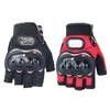 Men's Motorcycle Half Finger Gloves Cycling Equipment Wearable Lady Knight Racing Summer Fingerless Glove Protective Gear Gloves