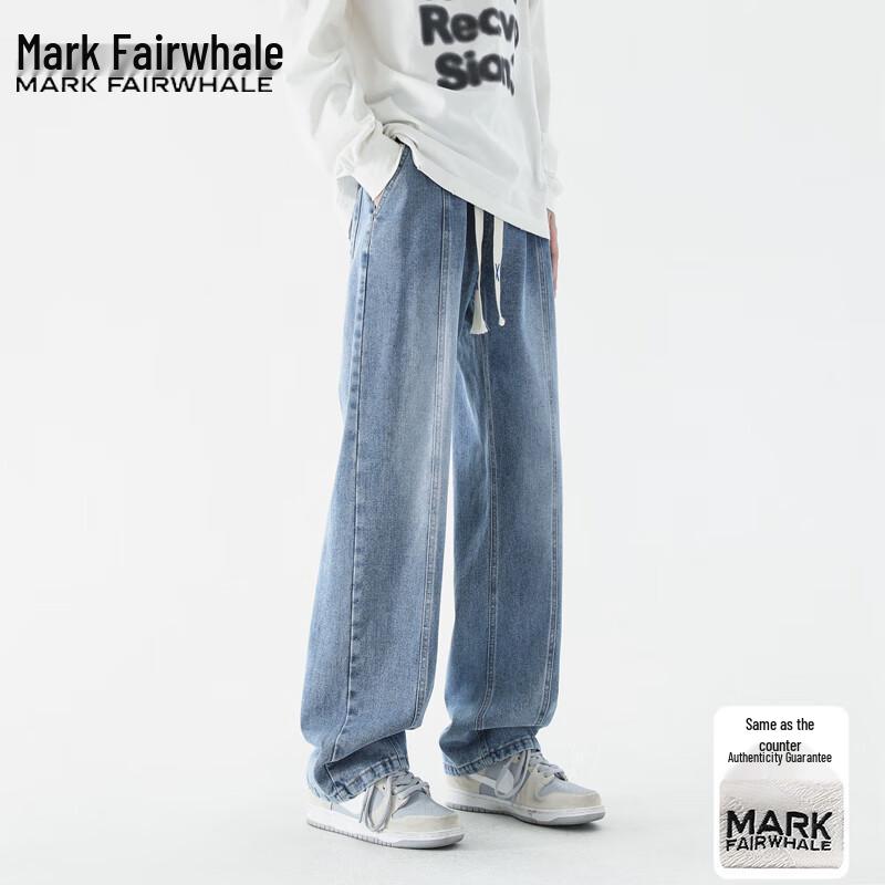 

Mark Fairwhale Men s Loose Straight-Leg Jeans 2XL