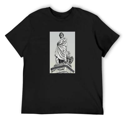 Dante Alighieri T-Shirt Anime Tshirt Plus Sizes Plain Funny Shirt Cotton Plus Size Men Clothing