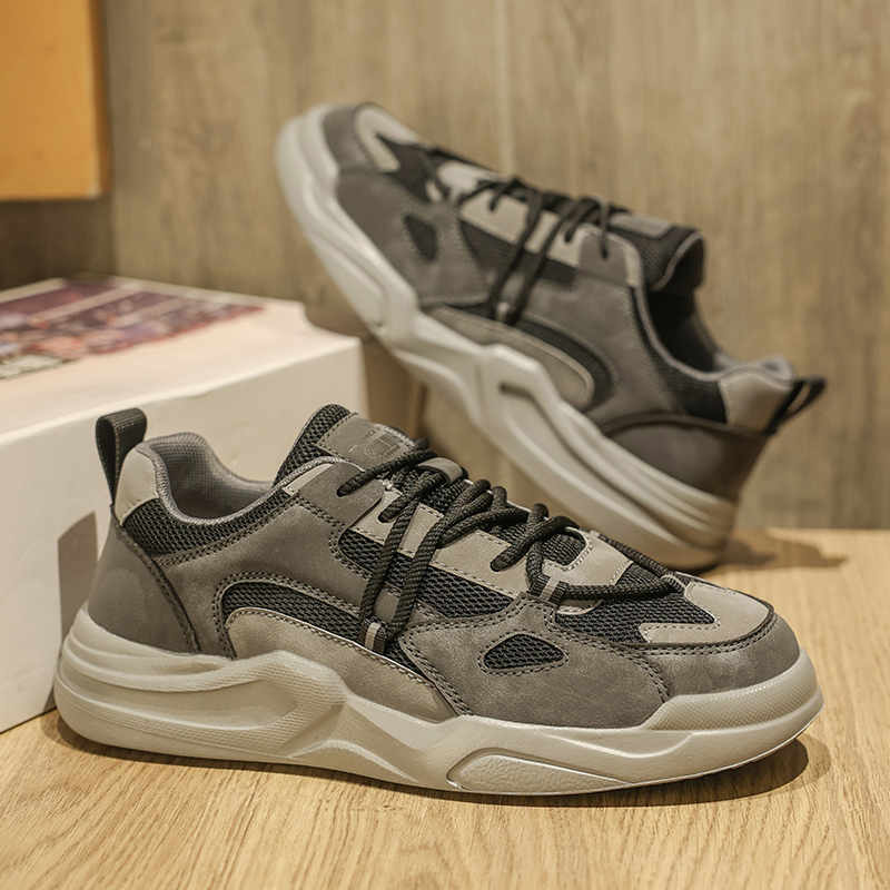 Plateau Parkour Luxusmarken Sneaker Bequeme flache Schuhe Sports Tennis Für Männer Laufschuhe Schuhwerk Täglich Echt