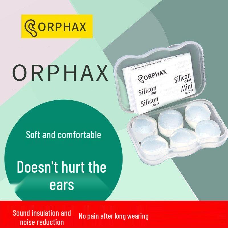 

Transparent Silicone Moldable Earplugs for Soundproof Sleep and Noise Reduction at Home