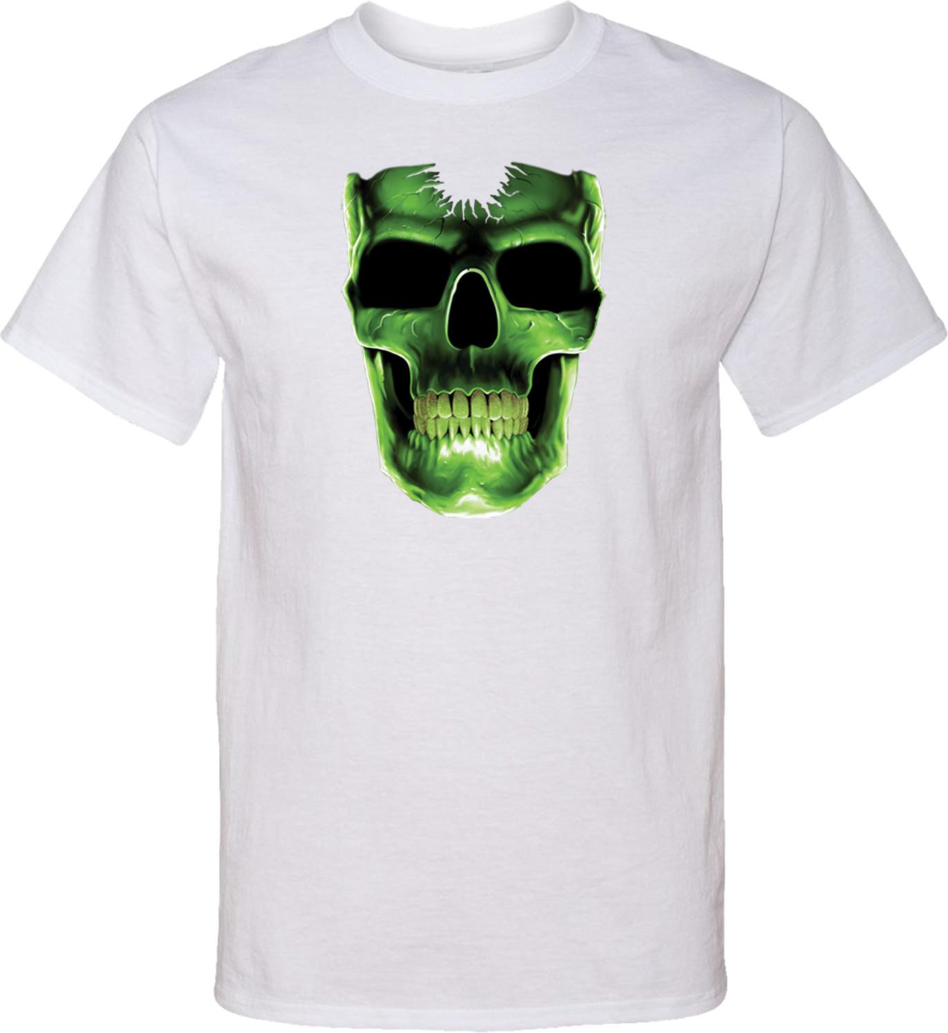 Buy Cool Shirts Halloween T-shirt Glow Bones Tall Tee S разноцветный