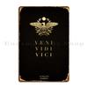 Julius Caesar Metal Signs Party Customized Mural Wall Decor Design Pub Tin Sign Poster