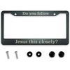 Smooffly I Hope Something Good Happens For You Today! License Plate Frame Holder Stainless Steel Rust-Proof Auto Parts Decoration With Screws For Men