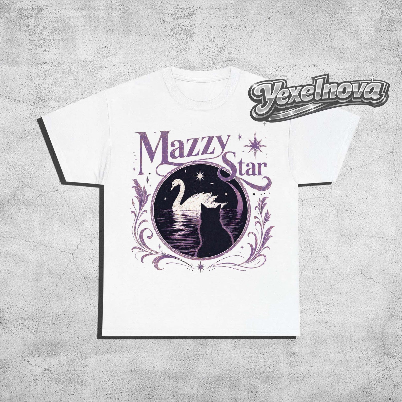 Mazzy Star Among My Swan Album T-Shirt, 90s Band Graphic Tee 4XL