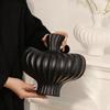 Creative Vase Cultivation Imitation Ceramic Plastic Vase Living Room Plastic Chic Vase Light Luxury Style Home Desktop Decor