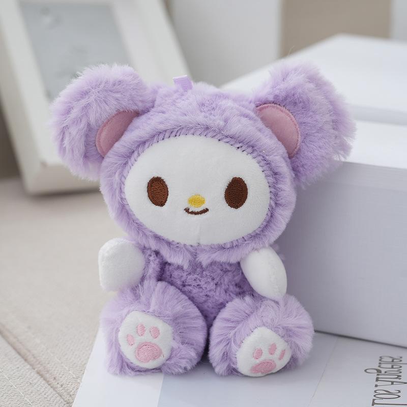 Cute And Cuddly Plush Keychains In Adorable Rabbit And Bear Shapes Great For Creative Gifts