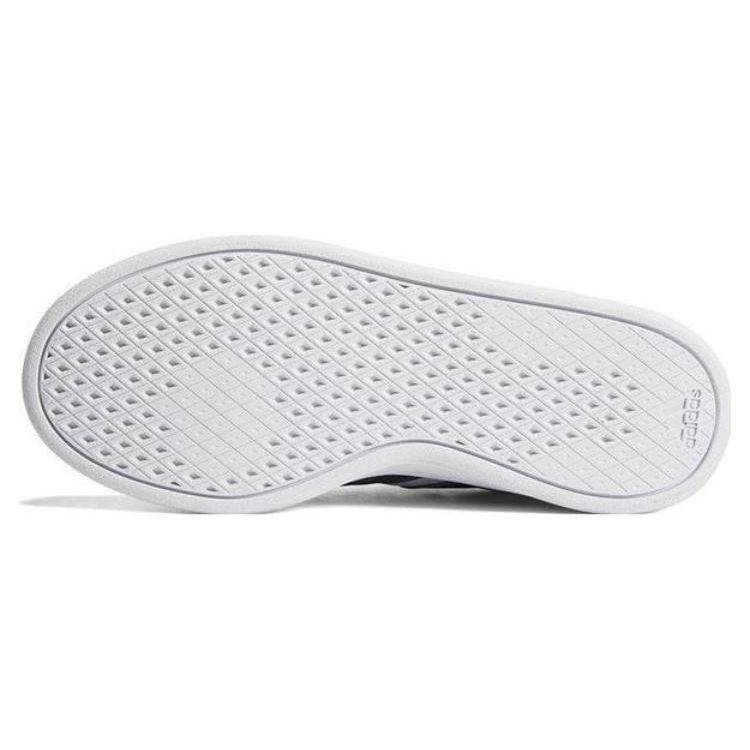 Adidas Breaknet 2.0 Leather Slip Resistant Lightweight Low Top Skate Shoes Women Sneakers White Silver HP9440
