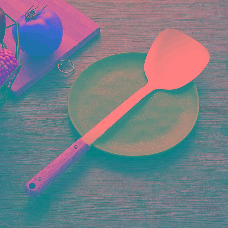 RuHan Heat-Insulated Stainless Steel Kitchen Spatula