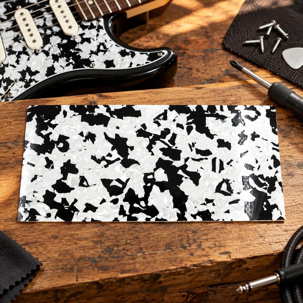 Guitar Pickguard Material Smooth Finish Spotted Pattern Sheet