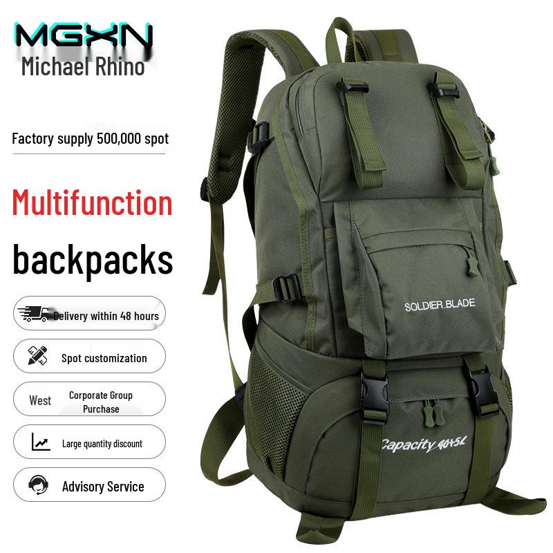 High-End Unisex Large Capacity Travel & Mountaineering Backpack