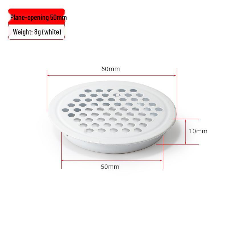 Biała Stal Nierdzewna Pokrywa Siatkowa Wentylacyjna do Szafek Kuchennych i Szaf