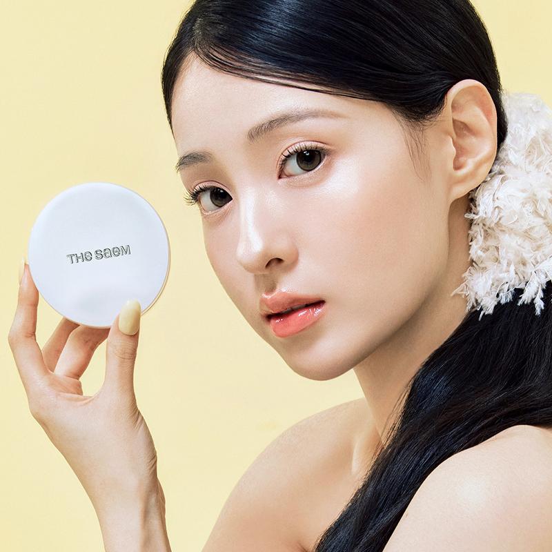 The Saem Skin Perfection Glutathione Toning Cushion with Refill SPF 50+ PA+++ 12g*2EA