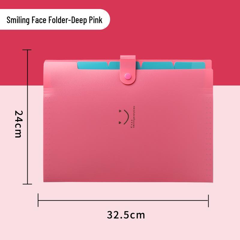 A4 Plastic Accordion File Folder for Students & Office Use