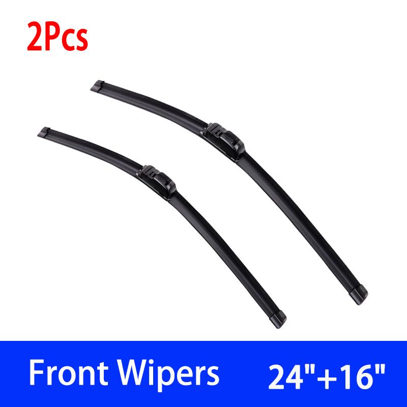 

For Hyundai Tucson JM 2004-2009 Car Front Wiper U-Shape Soft Rubber Boneless Wiper HD Silent Durable Car Wiper 24 16