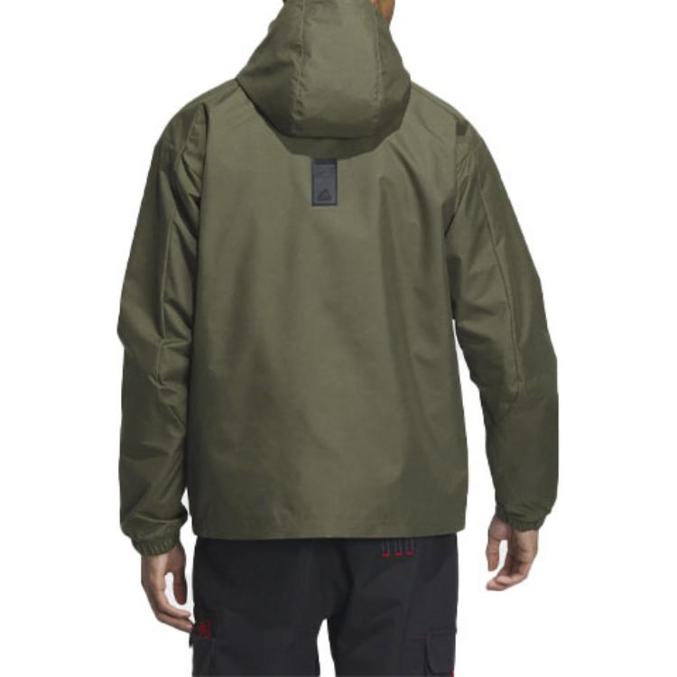 Adidas URBAN OUTDOOR Jackets Men's Strata Olive Green Hooded Moderate Other IS0451