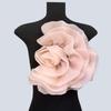 1Pcs Irregular Organza Handmade Flower Patch Sewing Applique Accessories Clothing Dress Neck Decoration 3D Flower Corsage