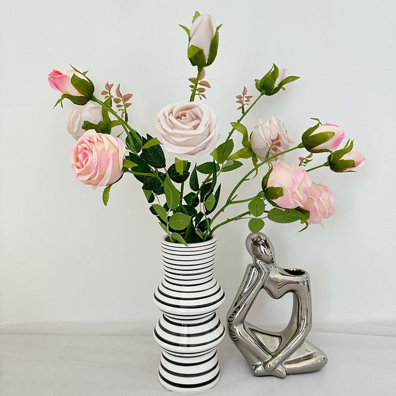 Flower Artificial Mini Rose Wedding Hotel Restaurant Desktop Decoration Ornament