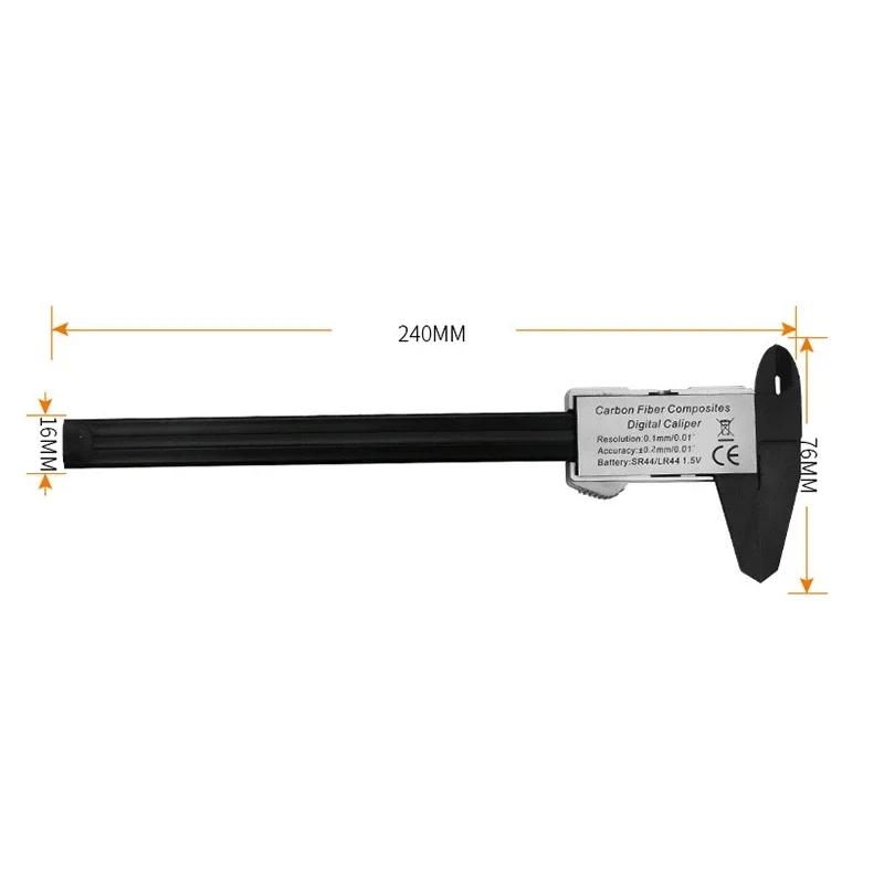 Electronic Digital Vernier Caliper 0-150mm High-strength Plastic Caliper Measuring Tool for Inner and Outer Diameters
