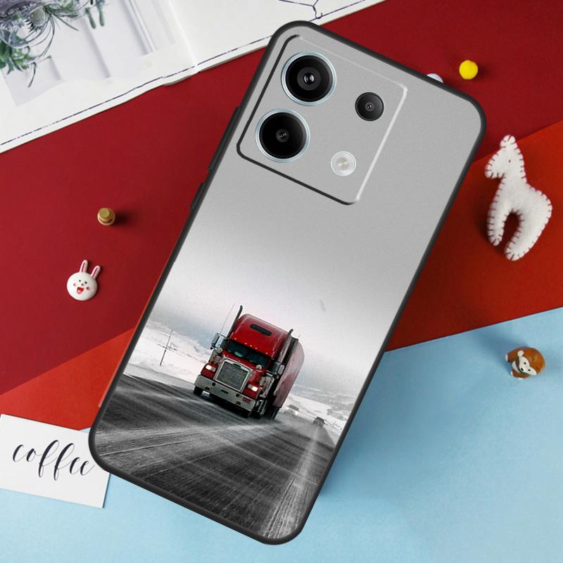Cool Heavy Truck Car Case For Xiaomi Redmi Note 12 11 10 9 8 13 Pro Plus 12S 11S 10S 9S 10A 9C 10C 12C 13C Cover