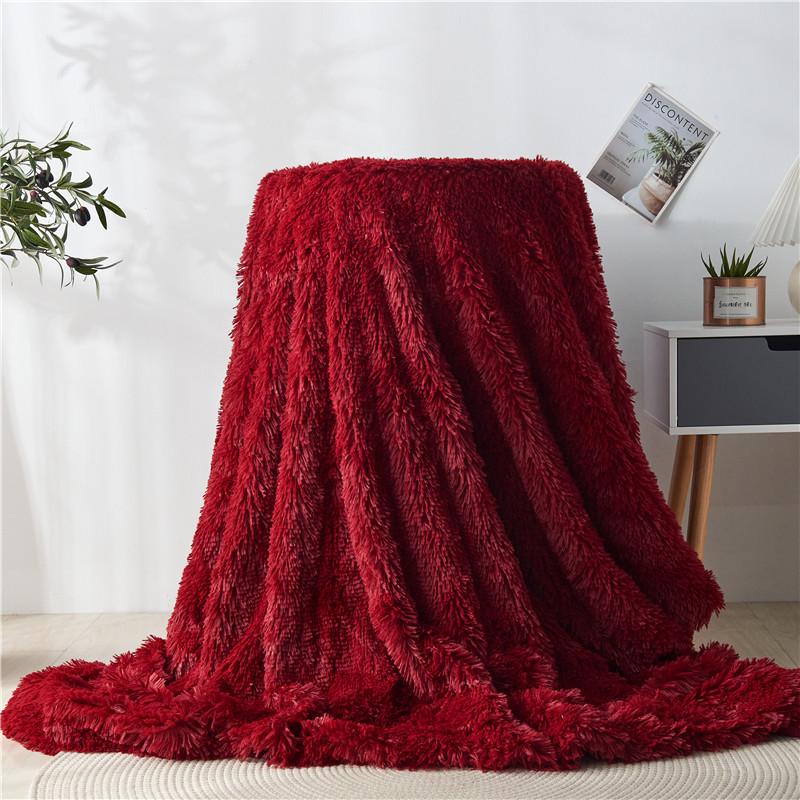 Plush Velvet Double-Layer Blanket for Kids Sofa or Quilt Cover