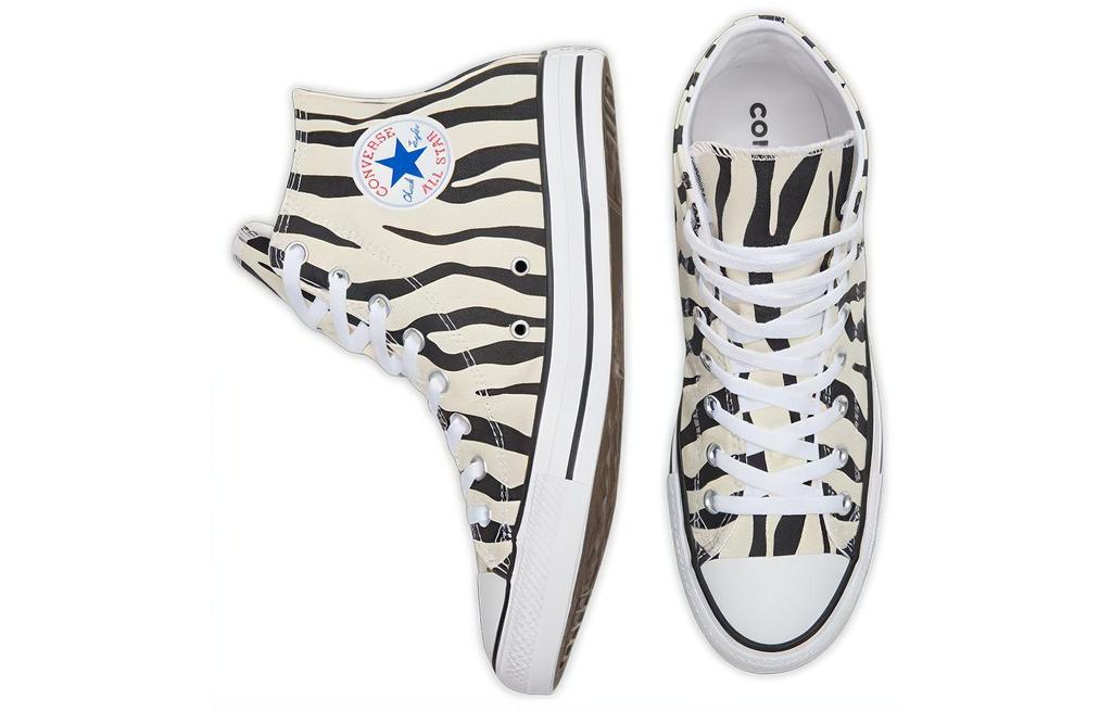 Converse Archive Print Chuck Taylor All Star High Top In Black/Greige 166258C