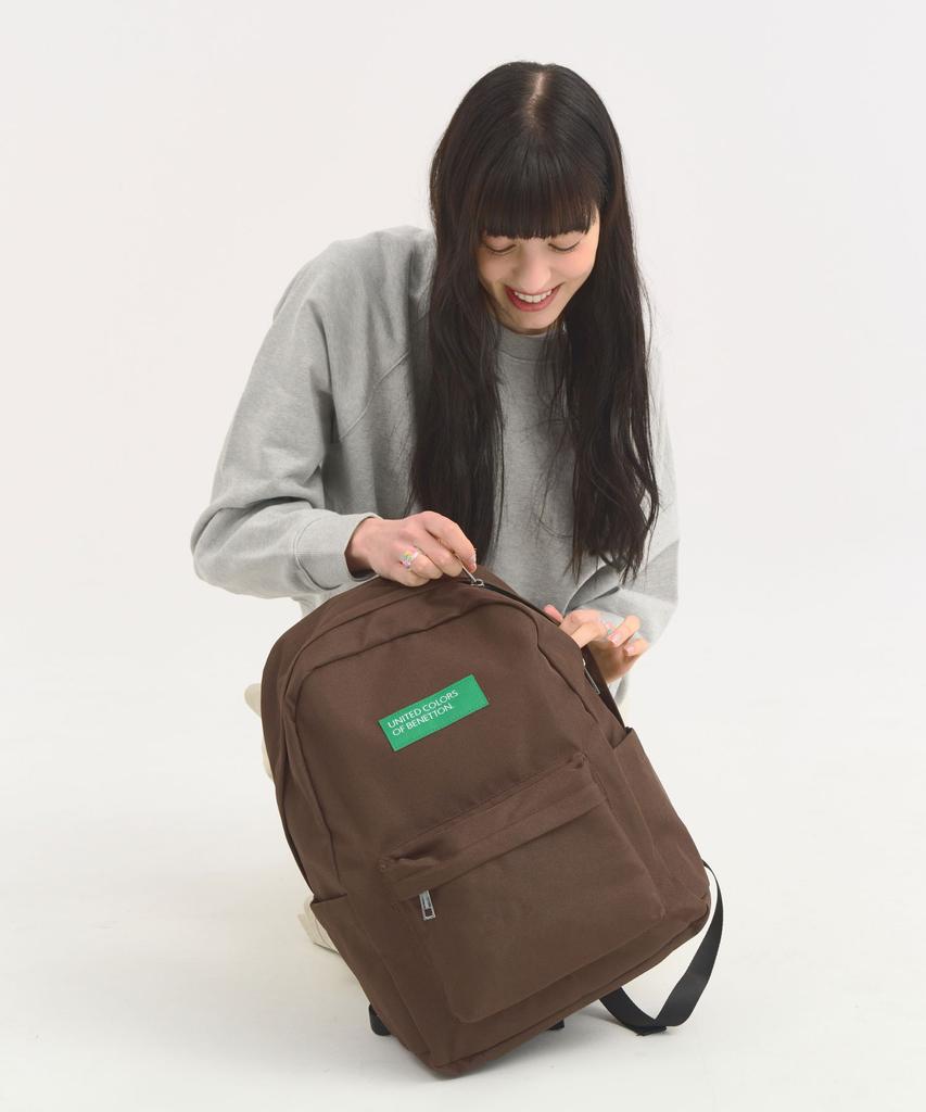 Benetton Vivid Laptop Backpack - [Brown]
