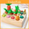 Wooden Trigame Set For Kids With Fishing And Insect Catching Skills Educational Toy For Early Learning