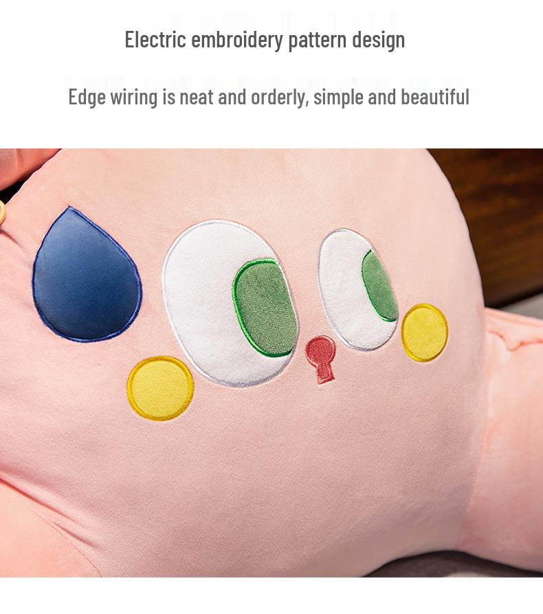Cartoon Headboard Large Backrest Pillow for Student Dormitory: Soft Sofa, Bed, or Bay Window Reading and Lumbar Support Cushion