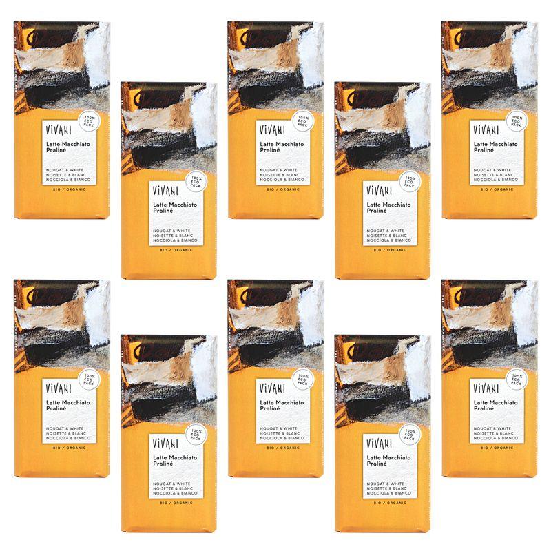 Vivani Latte Macchiato Praline 80g x 10 packs