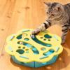 Interactive Puzzle Toys for Cats with Scratching Board, Mental Stimulation Toy for Indoor Kittens and Small Breeds