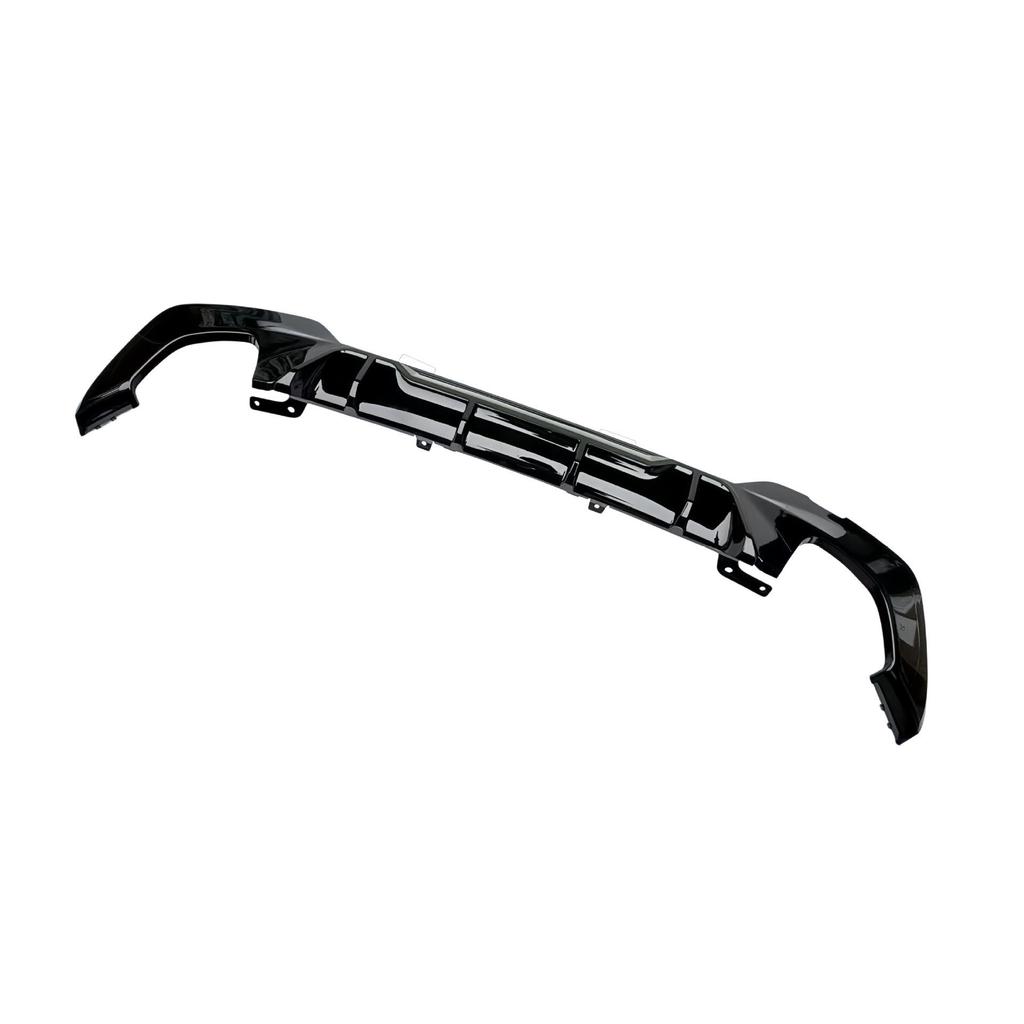 BMW New 3 Series (2019+) G20 G28 MP Style Rear Diffuser with Dual Side Dual Outlet, Round & Square Hole Tail Lip.