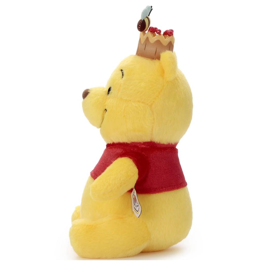 Takara Tomy Arts Disney Character Winnie the Pooh 100th Anniversary Red Shirt Friends Plush Toy S Pooh Height 22cm (Crown) approx.