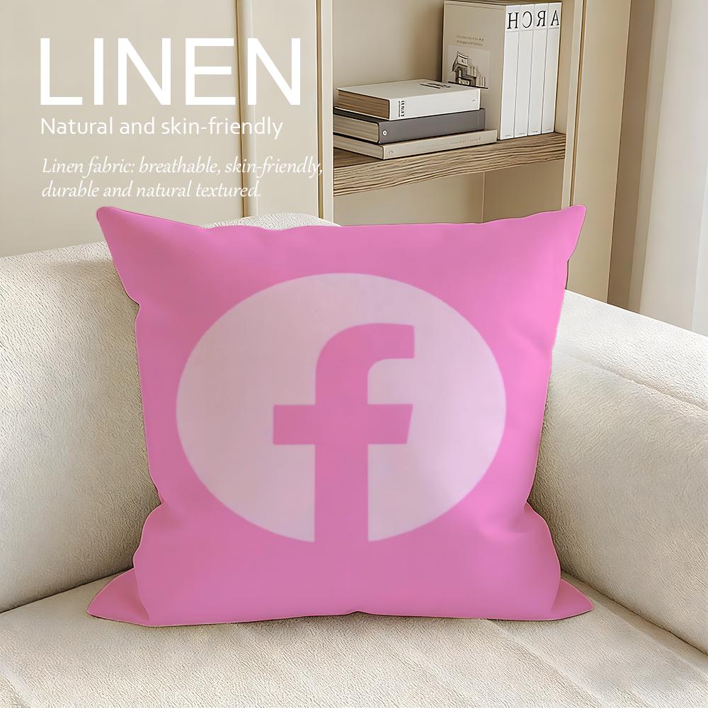 Brand Facebook Cushion Cover Pillowcase Set Pcs x x Breathable Washable Sofa Cushion Cover