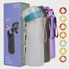 Scented 750ml Sports Water Bottle with Flavor Ring and Straw