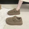 Women's Large Size Thickened Winter Warm Fur One Snow Boots Thickened Lining Ankle Boots Anti-slip Hiking Sports Loafers