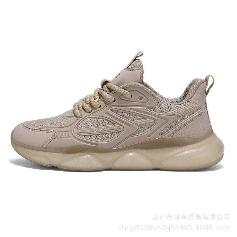 Real popcorn breathable sneakers dad trendy shoes retro daily going out heightening casual shoes