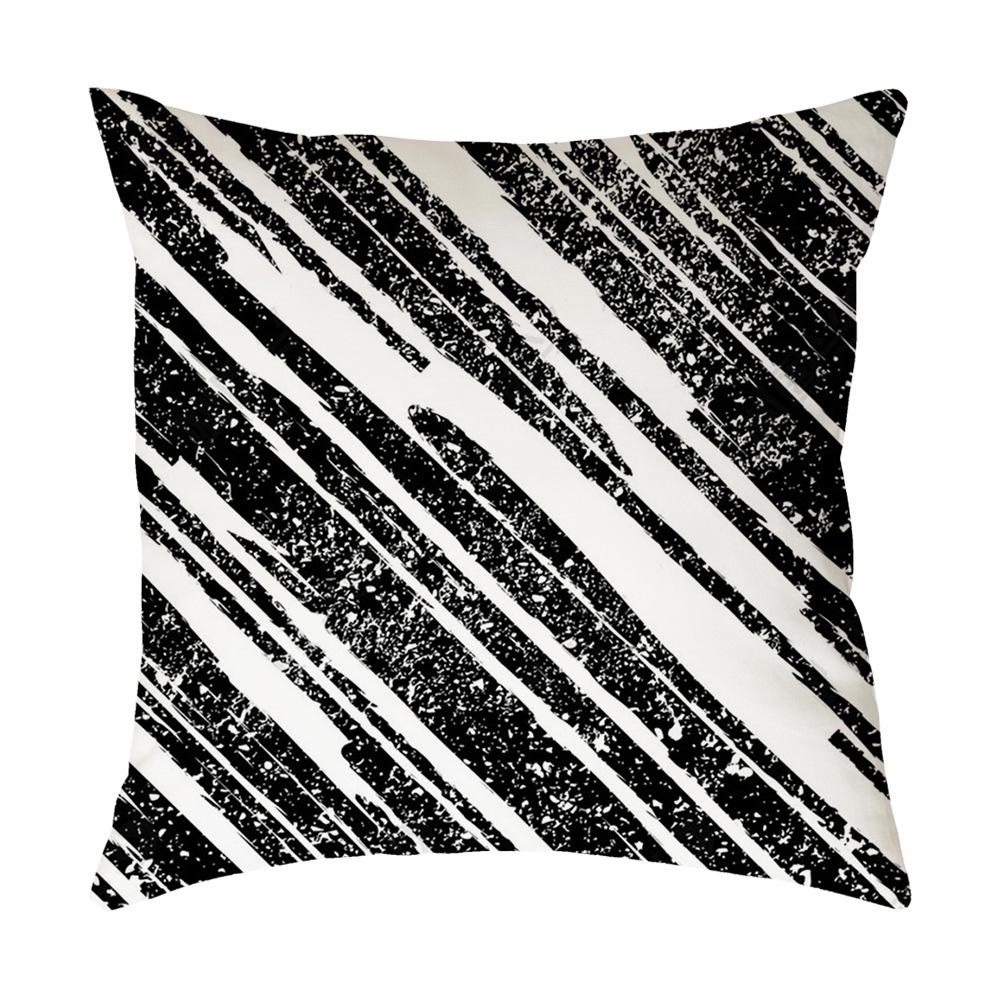 Kissen Leinen Kurzplüsch Zuhause Einfach Nordischer Stil Geometrischer Kissenbezug Sofakissen Kissenbezug