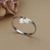 XB999 Hot Classic Stainless Steel Gold Color Bracelets & Bangles Wholesale Jewelry Fine Double Peach Heart Love Bracelets Female