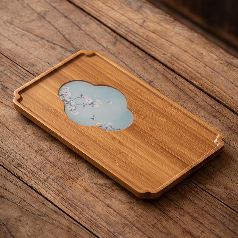Chinese Style Minimalist Bamboo Tea Tray